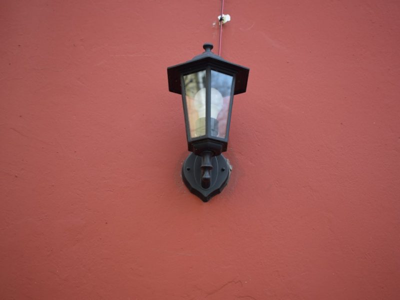 Photo Vintage Metal Silver Cone Wall Lamp